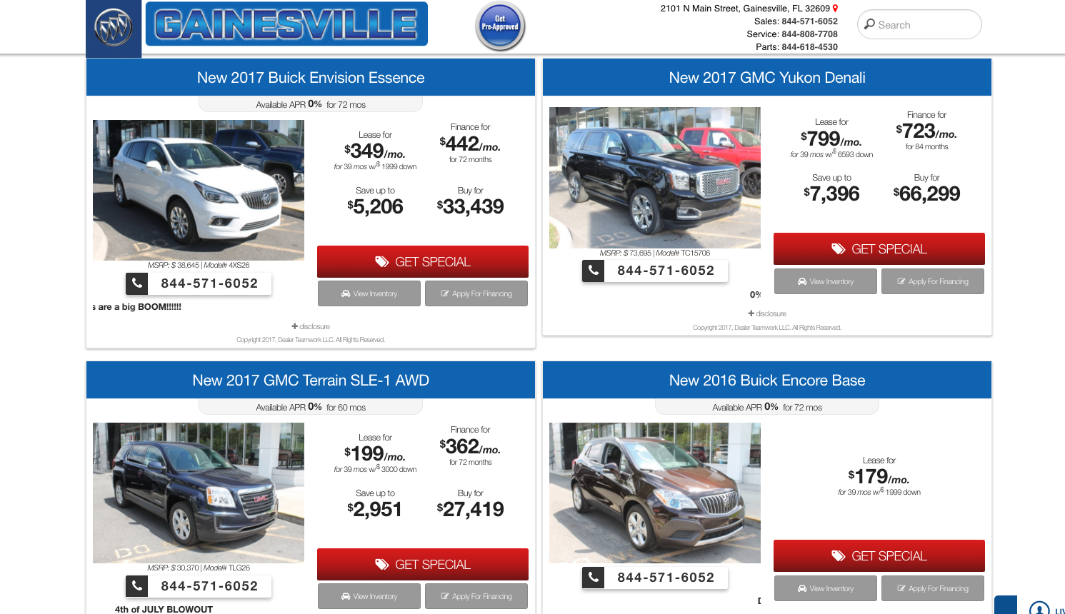 Dynamic Landing Pages - Dealer Teamwork