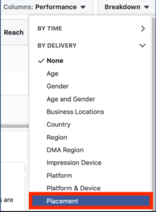 Dealer Teamwork - To view placements: from your Ad Manager go to: Breakdown > By Delivery > Placement.