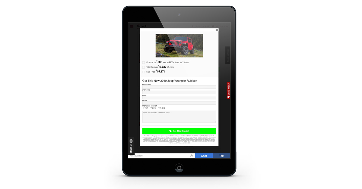 190829.1_-_Dealer_Teamwork_MPOP_Platform_CTA_Tablet_1200x628 Dealer Teamwork Landing Page CTAs with Relevant Product Pricing Data