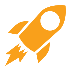 Rocket Icon Orange - Dealer Teamwork