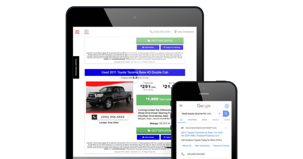190816.2_-_Dealer_Teamwork_Used_Vehicle_Marketing_Tablet_Phone_ZOOM_1200x628 Used vehicle ad and landing page from Dealer Teamwork