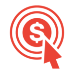 Click-gred Dynamic Paid Search Marketing Icon - red