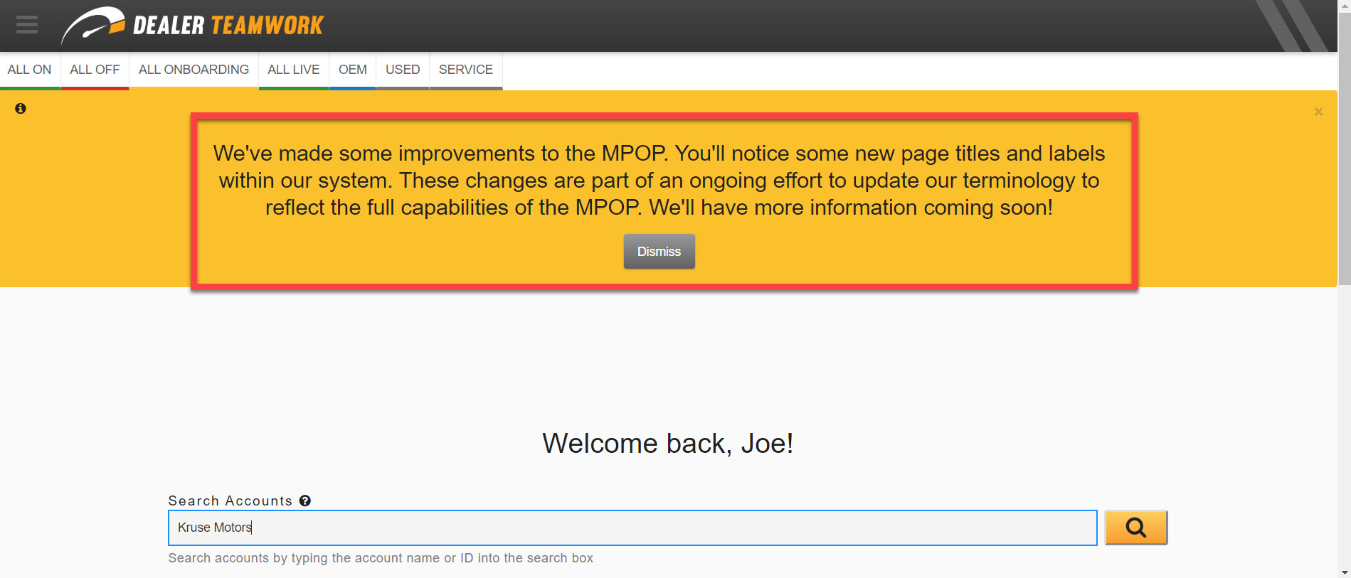 MPOP Notifications