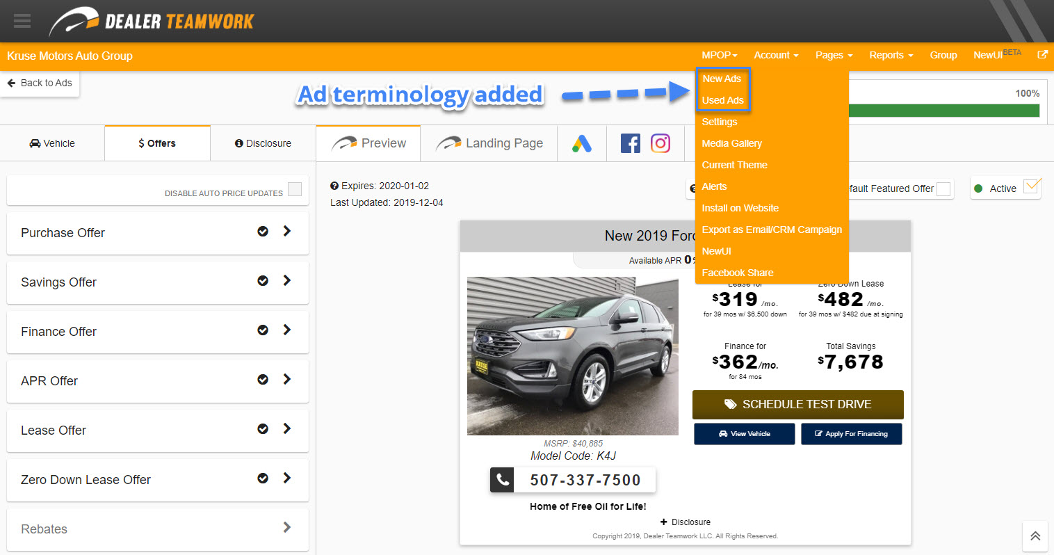 Offers + Ads Name Change 2