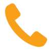 Phone-Call-orange Orange phone icon