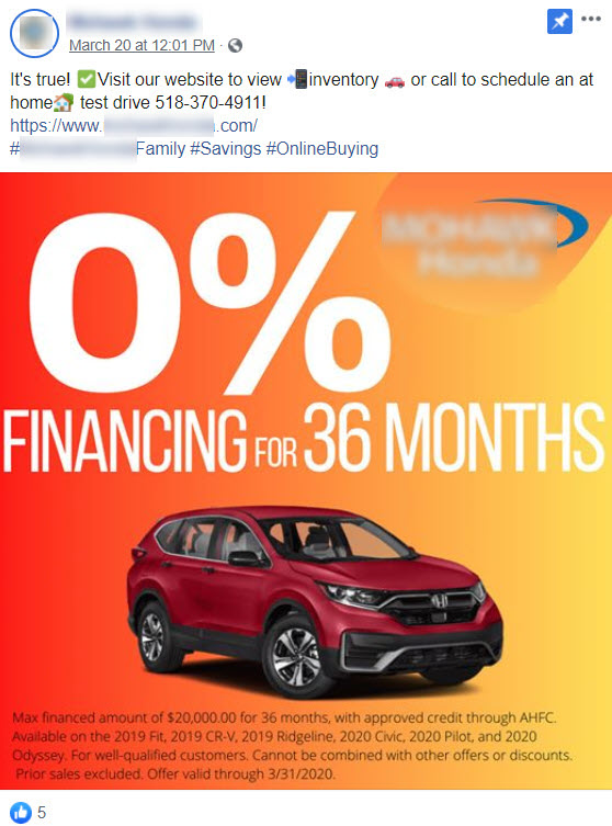 Pinned Facebook post - Dealer Teamwork