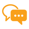Messages-orange Orange Messages Icon