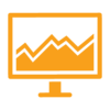Reporting-orange Orange Reporting Icon