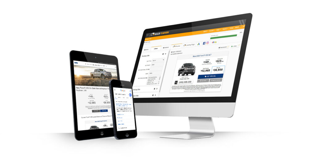 200319.1_-_Dealer_Teamwork_Ford_Marketing_angled_Tablet_Phone_Desktop_1200x628 Ford website, ad and MPOP editing on different devices