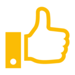 Thumbs-Up-gyellow yellow thumbs up icon