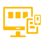 Multi-Device-gyellow yellow device icon