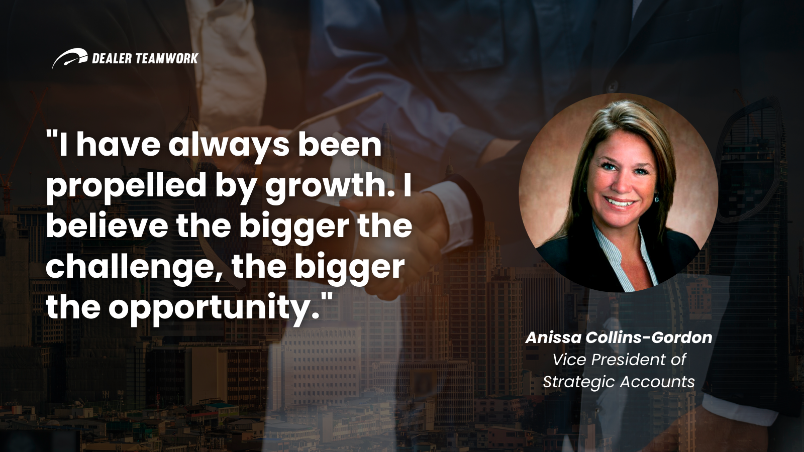 Anissa Collins-Gordon announced as VP of strategic accounts