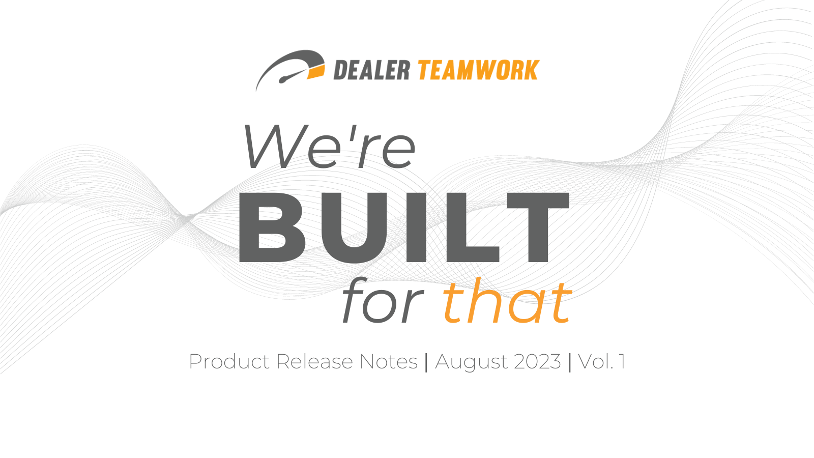 MPOP Product Updates - We're Built for That