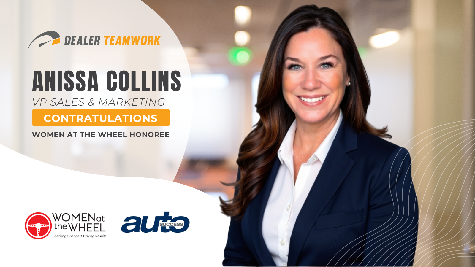 Meet our Leadership Team: Anissa Collins, VP of Sales & Marketing, 2025 Women at the Wheel